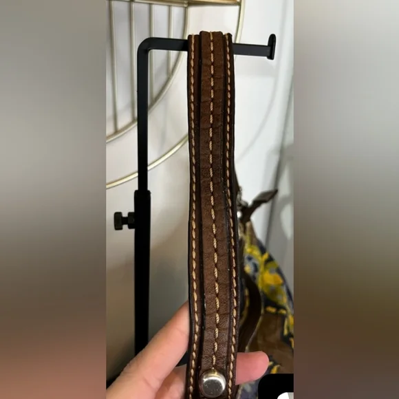 Vintage Fossil Fibrant Floral Shoulder Bag - Picture 9 of 10